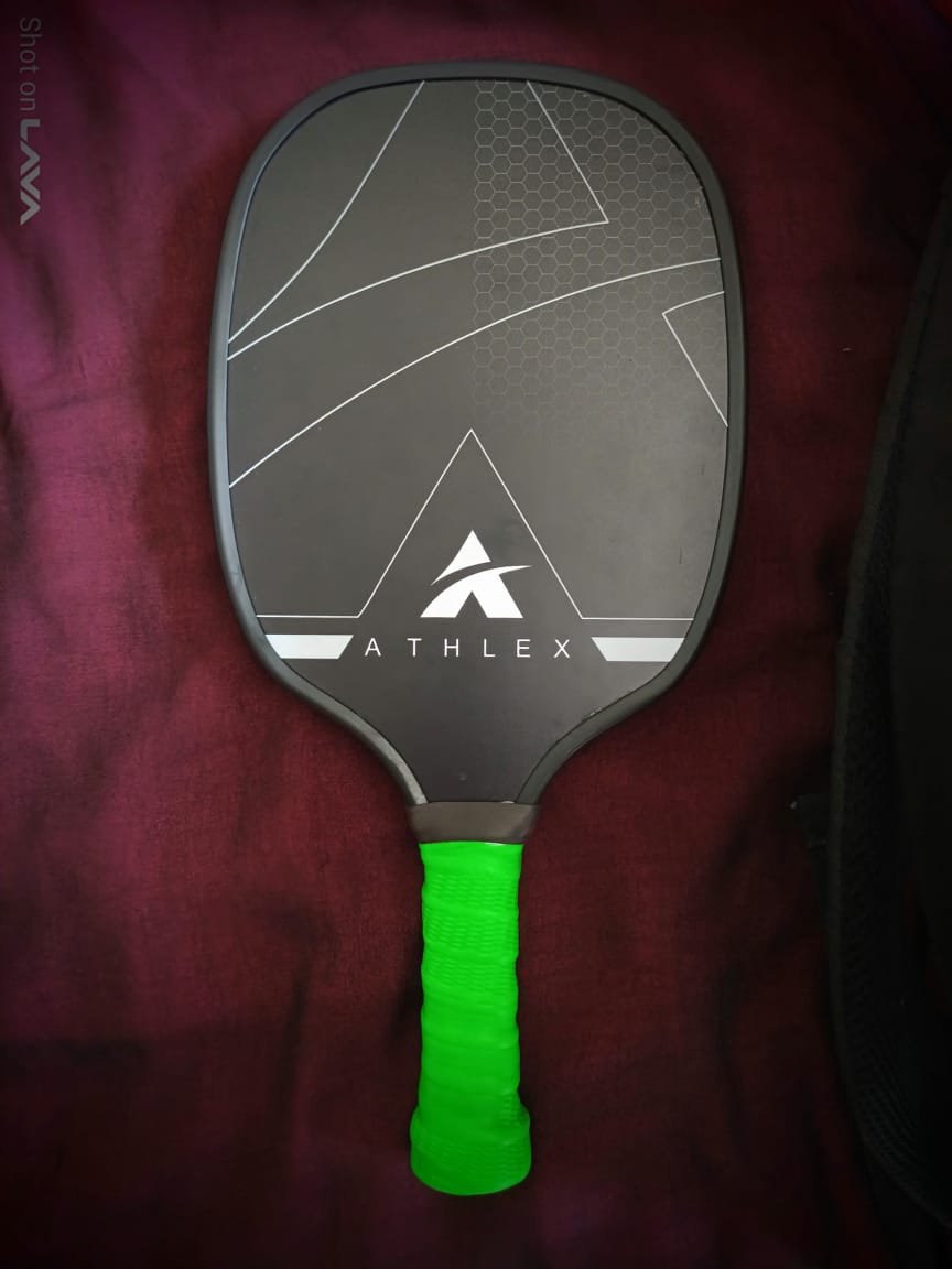 ATHLEX Custom Print Pickleball paddle Green Handle- Gliderz