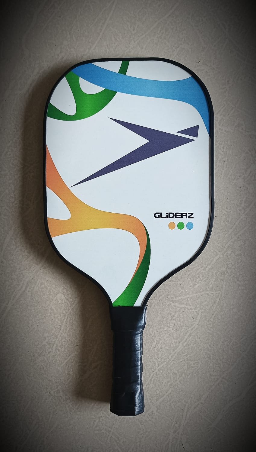 Custom Design Print Pickleball paddle Black Handle 1- Gliderz