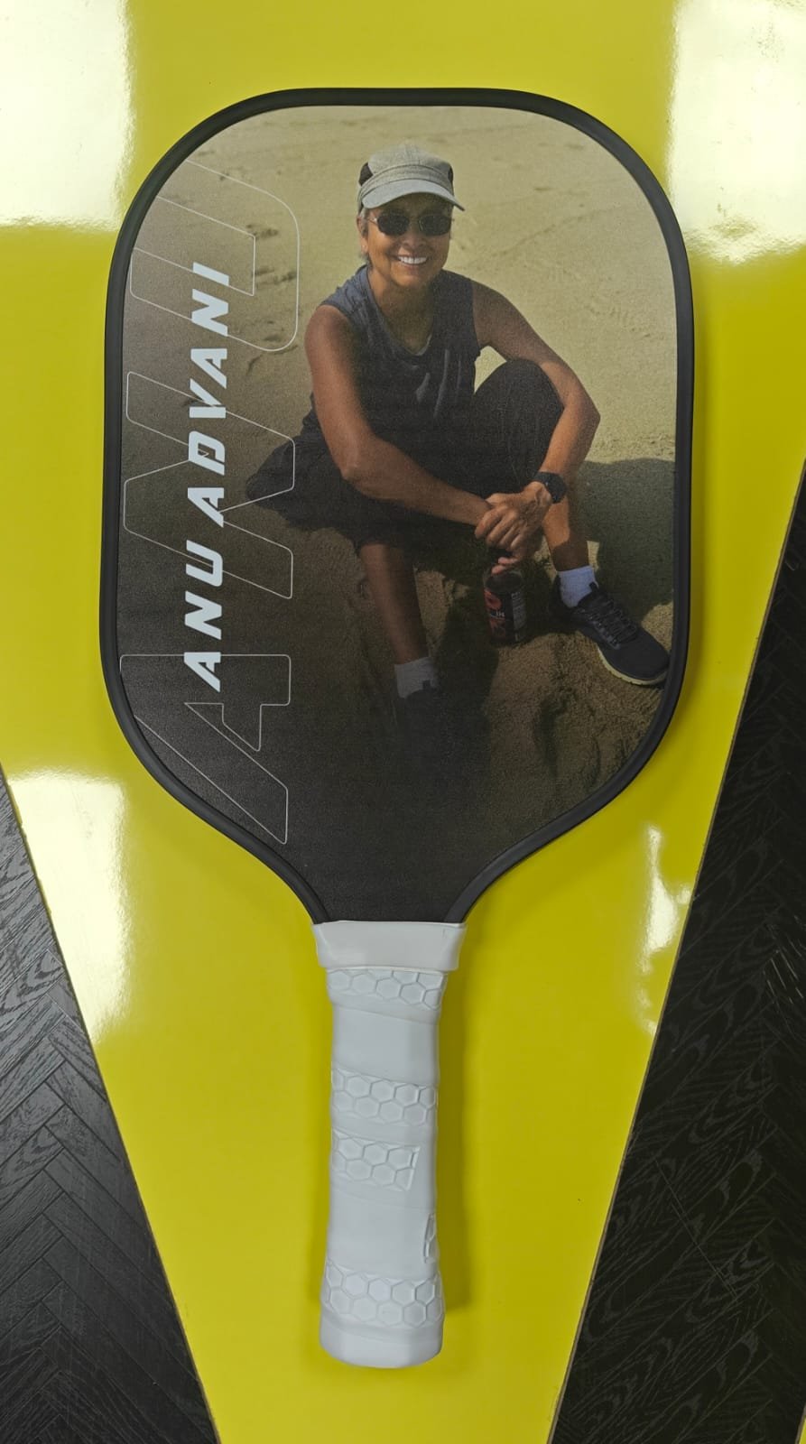 Custom Print with Name Pickleball paddle White Handle- Gliderz