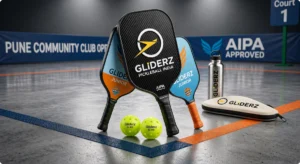 Pickleball growing rapidly in India with players on outdoor court