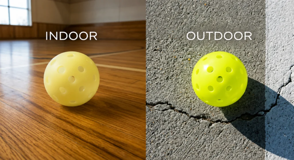 Pickleball Ball Types Explained: Indoor vs Outdoor - What Every Indian Player Needs to Know 1 pickleball ball