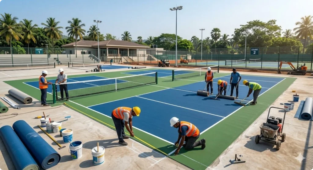 How to Build a Pickleball Court in India