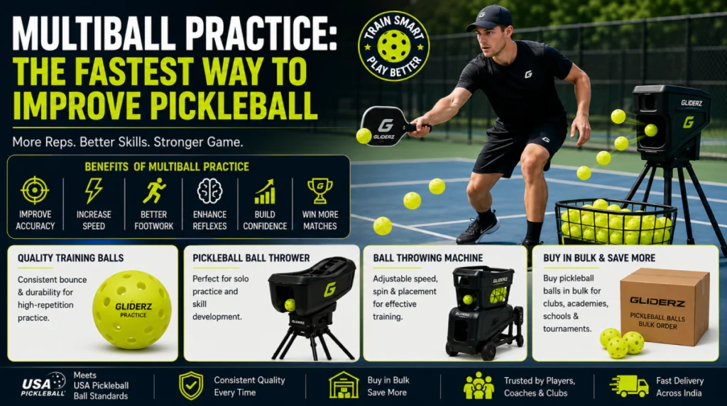 Multiball Practice: The Fastest Way to Improve Pickleball 1 Multiball Practice