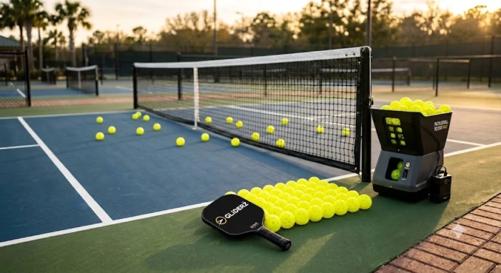Practice Ball in Pickleball